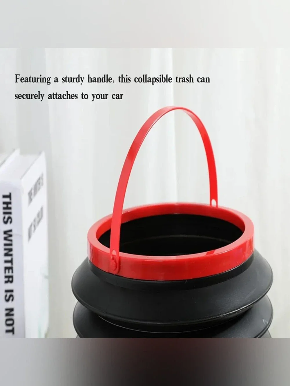 Collapsible Foldable Car Trash Bucket, Camping Trash Can Automotive Container